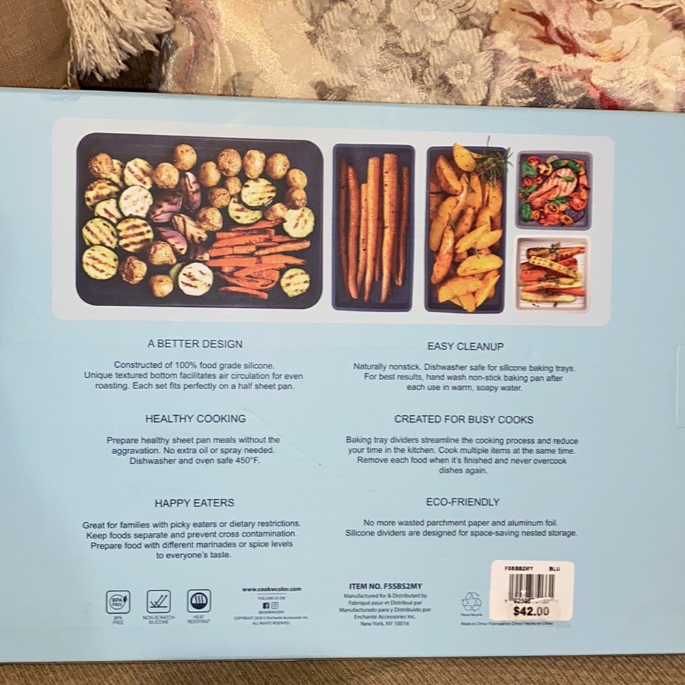 💙NWT CWC Silicone Baking Trays & Non-Stick Baking Pan Set - Picture 7 of 7